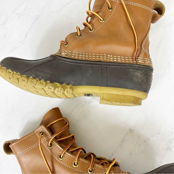 L.L. Bean Bean Boots 8” Unlined Sz 7 - Picture 10 of 16